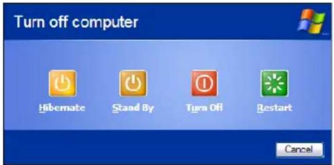 TOSHIBA Satellite M60 - Using the Turn off command - 1