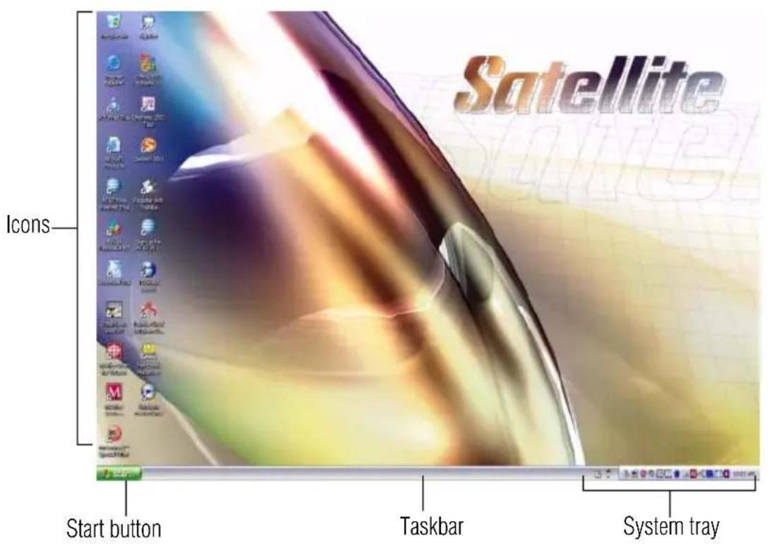 TOSHIBA Satellite M60 - Finding your way around the desktop - 1