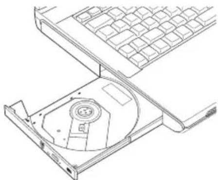 TOSHIBA Satellite M60 - Inserting a compact disc - 1
