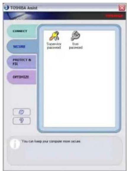 TOSHIBA Satellite M60 - Setting a user password - 1