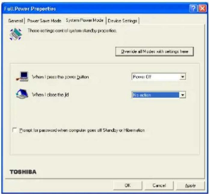 TOSHIBA Portege M100 - Going into Standby mode more quickly - 2