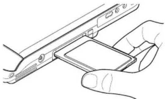 TOSHIBA Portege M100 - Inserting a PC Card - 2