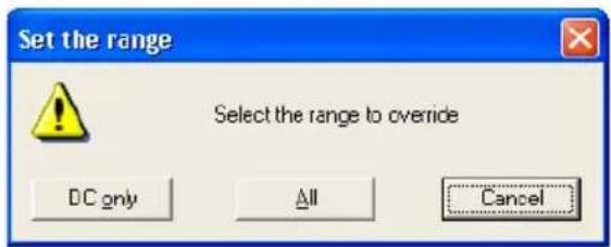 TOSHIBA Portege M100 - Click Override all Modes with settings here. - 1