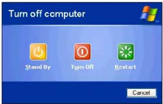 TOSHIBA Portege M100 - Click Start, Turn off computer. - 1