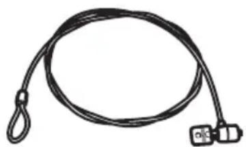 TOSHIBA Portege M100 - Using a computer lock - 1