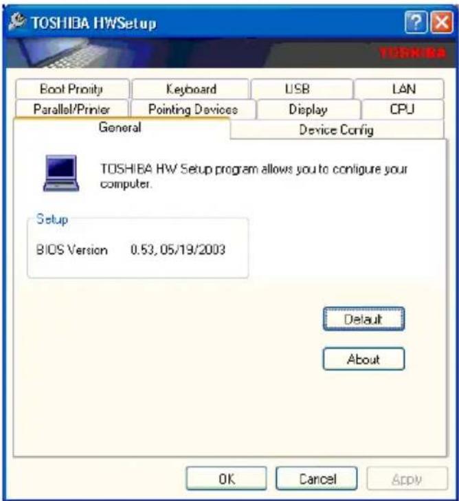 TOSHIBA Portege M100 - Toshiba Hardware Setup - 1