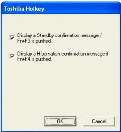 TOSHIBA Portege M100 - Hotkey utility - 1