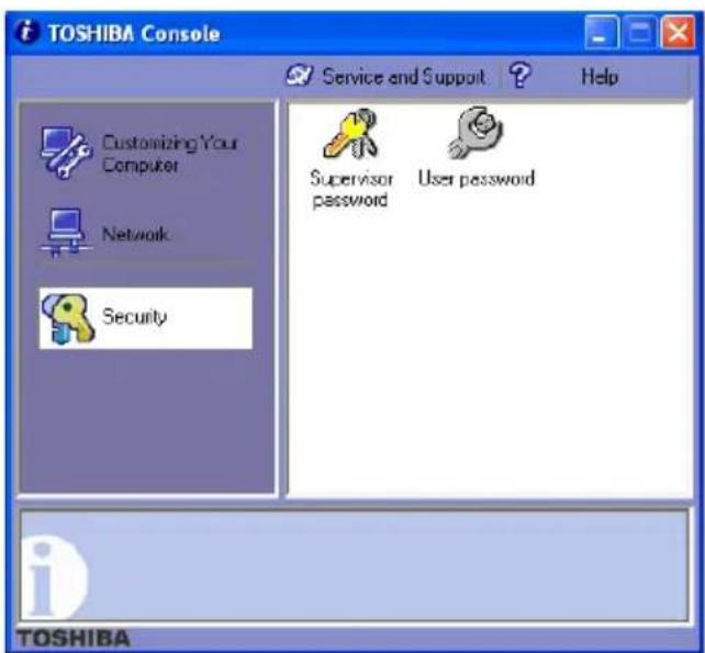 TOSHIBA Portege M100 - Deleting a supervisor password - 1