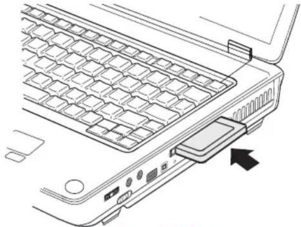 TOSHIBA Satellite M30X - Installing a PC Card - 2