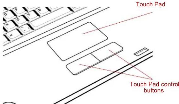 TOSHIBA Satellite M30X - Using the Touch Pad - 1
