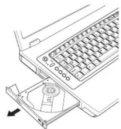 TOSHIBA Satellite M30X - Loading optical media discs - 3