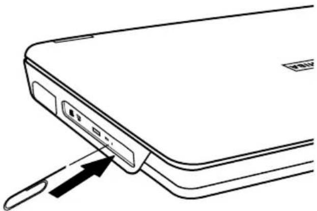 TOSHIBA Satellite M30X - Loading optical media discs - 2