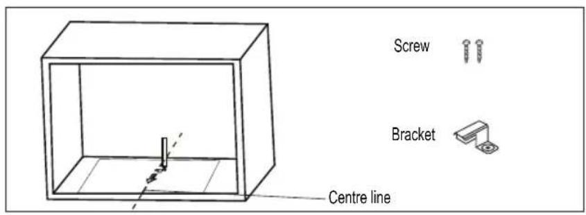 Screw Bracket Centre line
