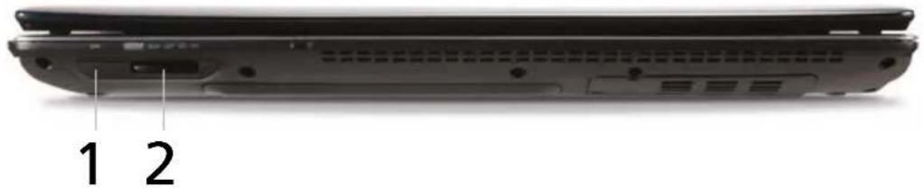 ACER Aspire 4935 - Closed front view - 1