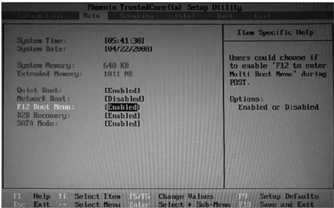 ACER Aspire 5930G - Restore Windows Vista from backup discs - 1