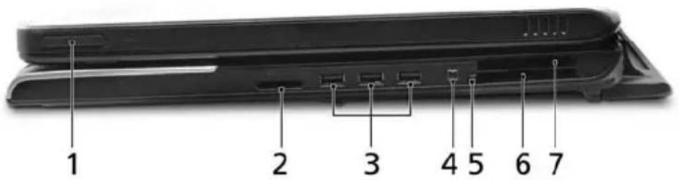 ACER Aspire 9920G - Right view - 1