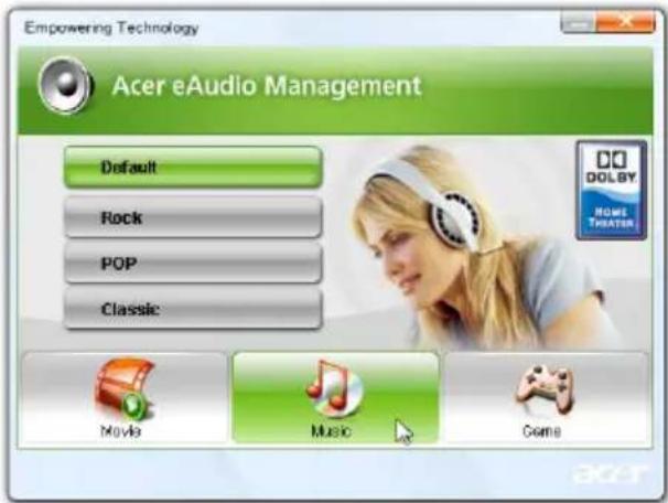 ACER Aspire 9920G - Acer eAudio Management - 4