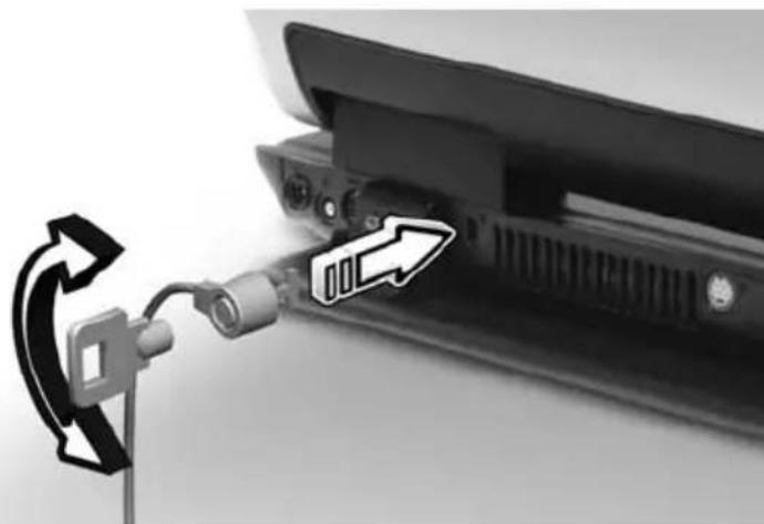 ACER Aspire 9920G - Using a computer security lock - 1