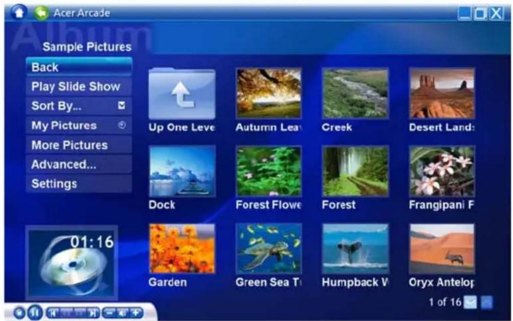 ACER Aspire 9920G - Background mode - 1