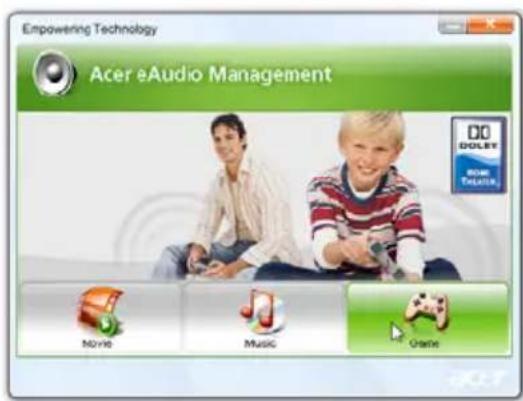 ACER Aspire 9920G - Acer eAudio Management - 3