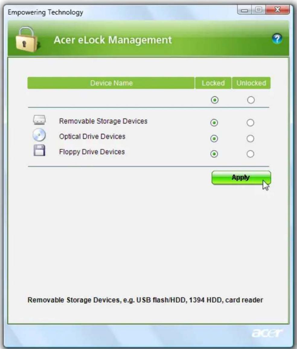 ACER Aspire 9920G - Acer eLock Management - 3