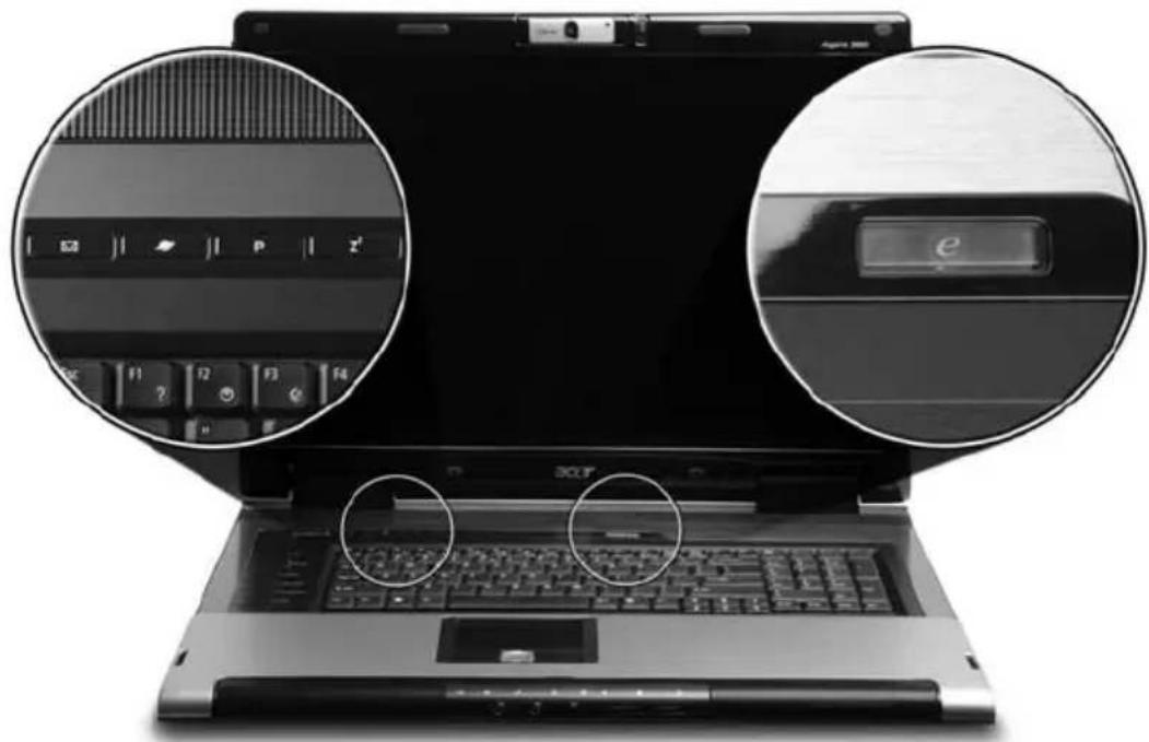 ACER Aspire 9920G - Easy-launch buttons - 1