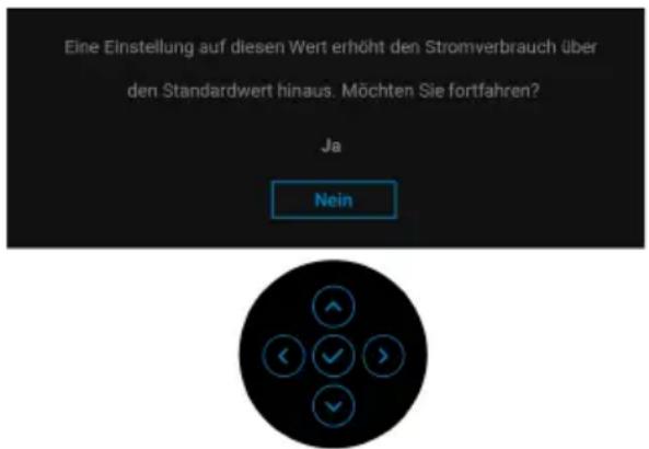 DELL UltraSharp 38 - OSD-Warnmeldung - 5