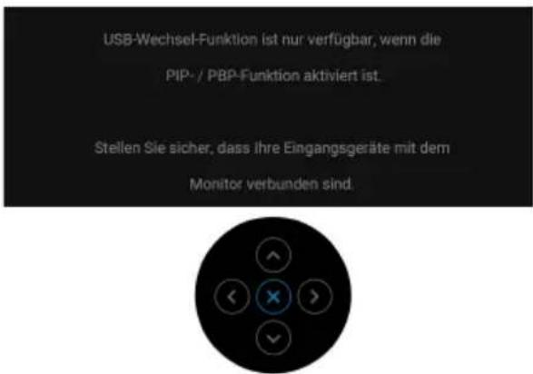 DELL UltraSharp 38 - OSD-Warnmeldung - 1