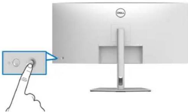 DELL UltraSharp 38 - Verwendung der Joystick Steuerung - 1
