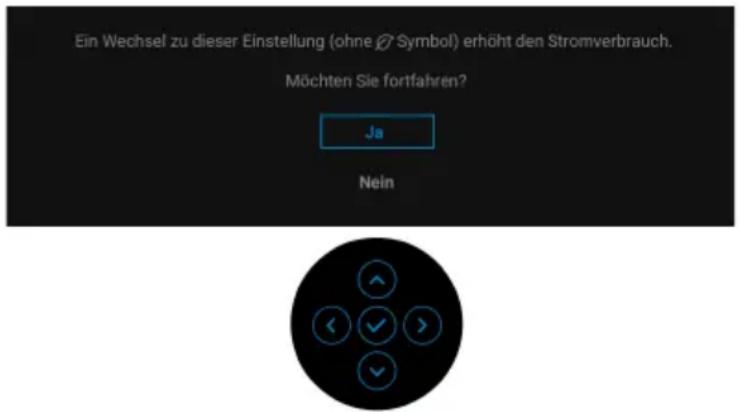 DELL UltraSharp 38 - OSD-Warnmeldung - 7