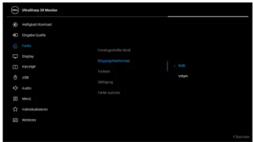 DELL UltraSharp 38 - Eingangsfarb- format - 1