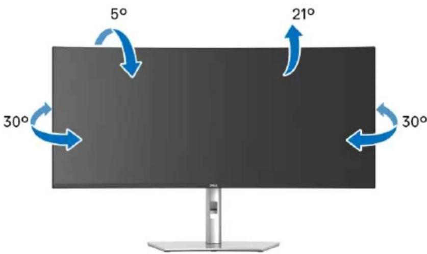 DELL UltraSharp 38 - Kippen, Schwenken - 1