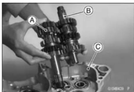 KAWASAKI KLX450R (2011) - Crankcase - 1