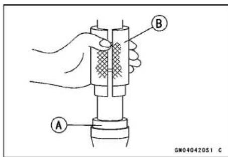 KAWASAKI KLX450R (2011) - Front Fork Assembly - 3