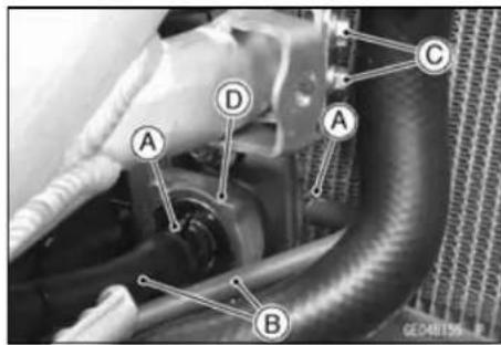 KAWASAKI KLX450R (2011) - Vacuum Switch Valve Removal - 2