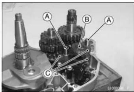 KAWASAKI KLX450R (2011) - Transmission Shaft Removal - 1