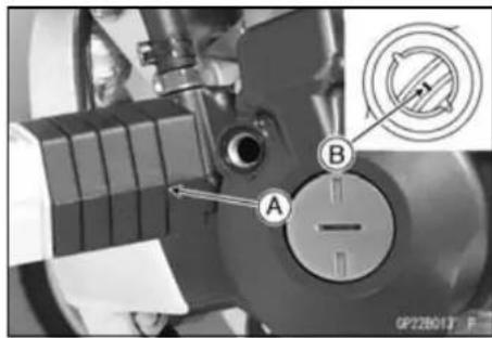 KAWASAKI KLX450R (2011) - Ignition Timing Inspection - 2