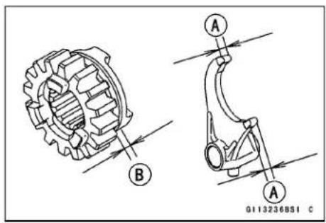 KAWASAKI KLX450R (2011) - Gear Damage - 1