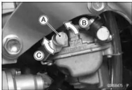KAWASAKI KLX450R (2011) - Idle Speed Adjustment - 1