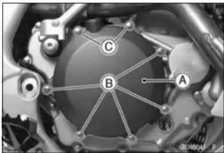 KAWASAKI KLX450R (2011) - Clutch Cover Installation - 1