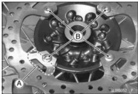 KAWASAKI KLX450R (2011) - Brake Disc Installation - 1