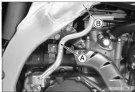 KAWASAKI KLX450R (2011) - Kick Pedal Assy Installation - 1