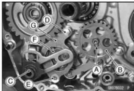 KAWASAKI KLX450R (2011) - External Shift Mechanism Removal - 2