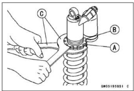 KAWASAKI KLX450R (2011) - Rear Suspension (Uni-Trak) - 1