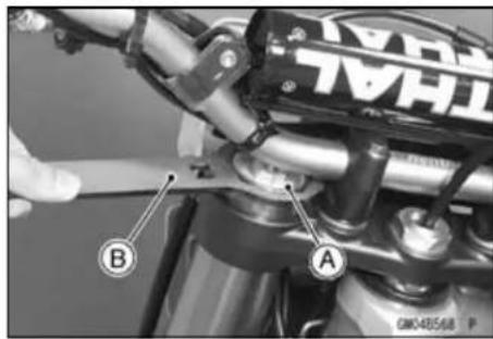 KAWASAKI KLX450R (2011) - Front Fork Disassembly (each fork leg) - 2