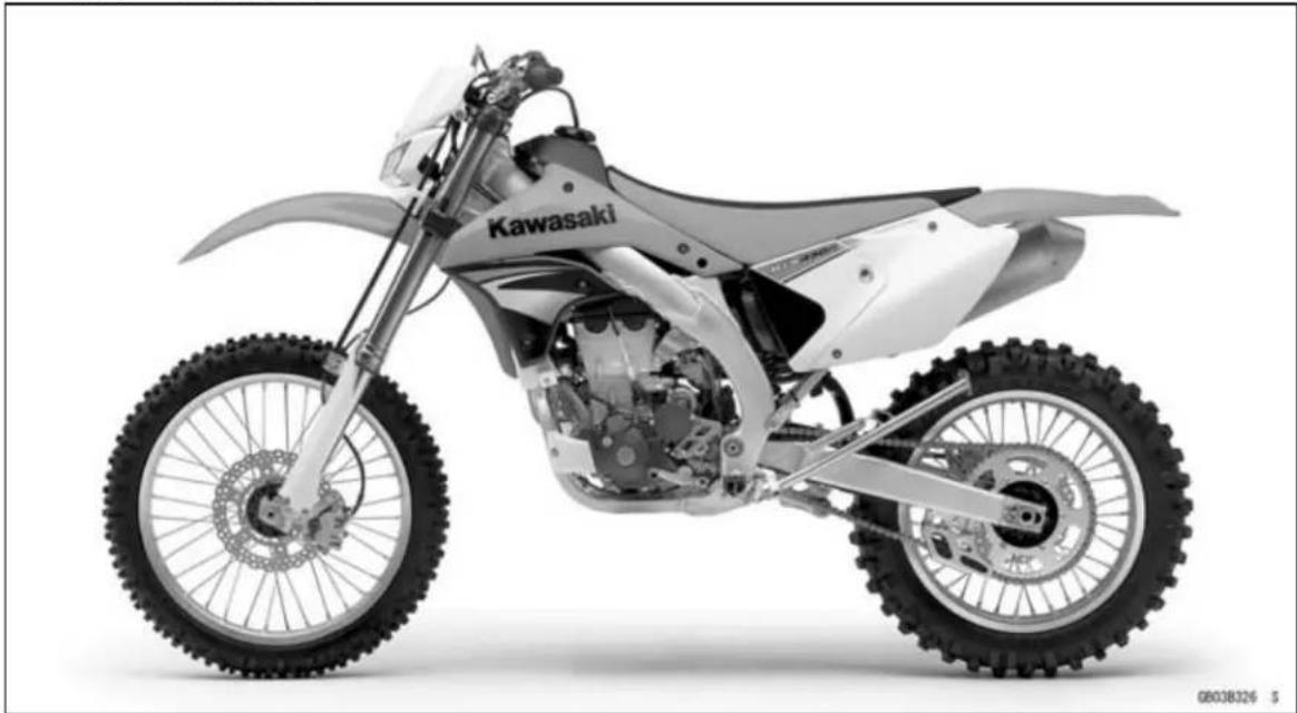 KAWASAKI KLX450R (2011) - Model Identification - 1