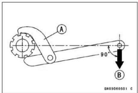 KAWASAKI KLX450R (2011) - Steering Stem, Stem Bearing Installation - 3