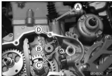 KAWASAKI KLX450R (2011) - Release Shaft Removal - 1