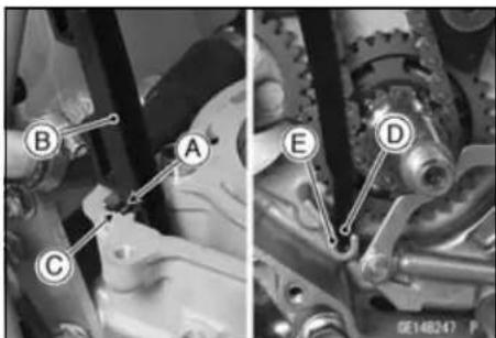 KAWASAKI KLX450R (2011) - Cylinder Head Installation - 1