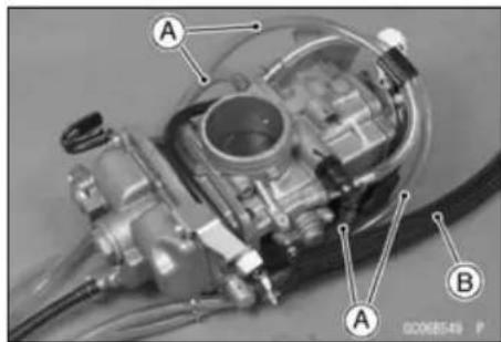 KAWASAKI KLX450R (2011) - Carburetor Disassembly - 1